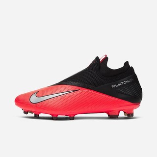 Ghete Fotbal Nike Phantom Vision 2 Pro Dynamic Fit FG Firm-Ground Dama Rosii Negrii Metal Argintii |